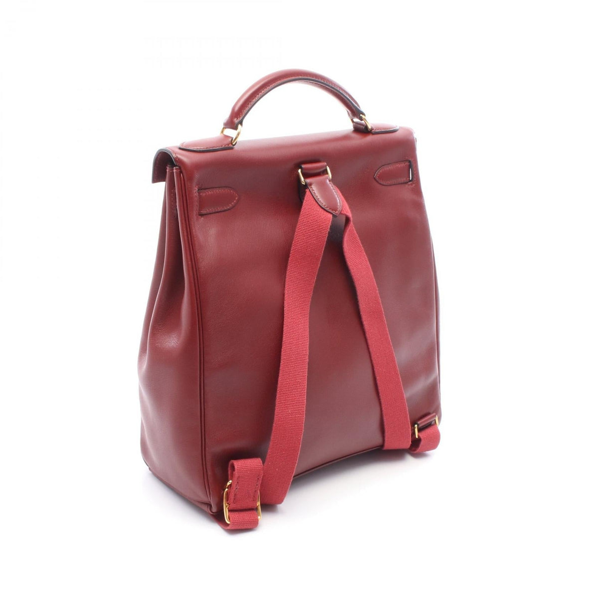 HERMES ?????GM Rucksack BackpackRouge H Rouge H Bordeaux Gulliver leather leather 2101219825519