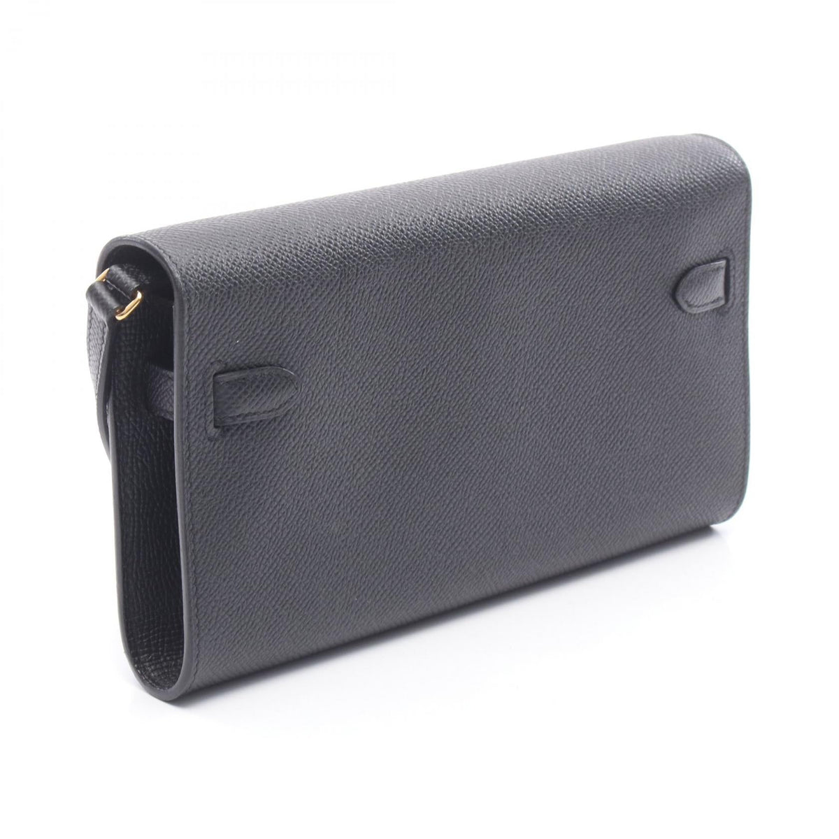 HERMES Kelly to go Shoulder Bag Black Epsom leather Epsom 2101219887845