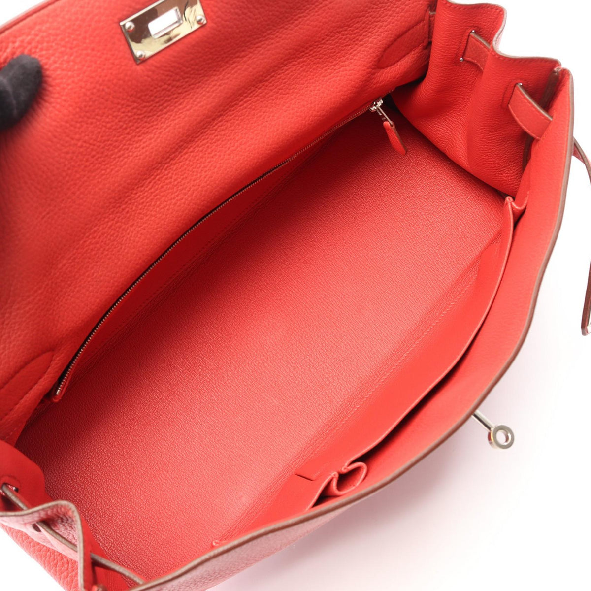 HERMES Shoulder Kelly Shoulder Bag Red Taurillon Clemence leather Taurillon Clemence 2101219913391