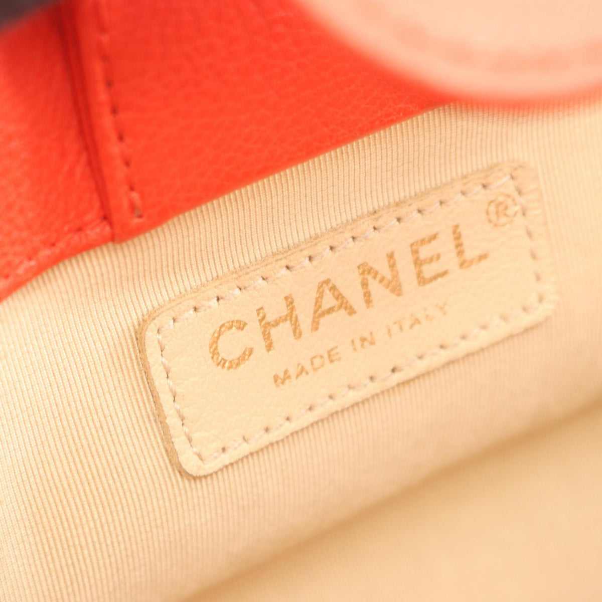 CHANEL Red Matelasse 2WAY leather 2104102516204