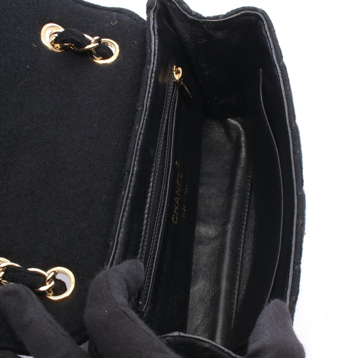 CHANEL Black Wild stitch Other�Cotton jersey 2101220016326