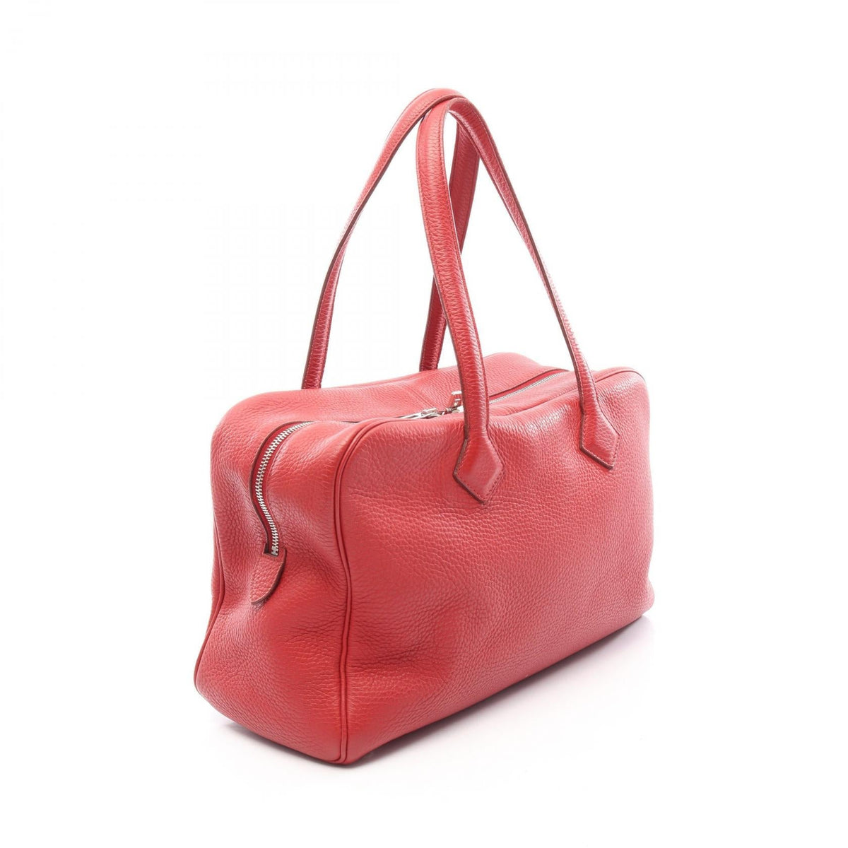 HERMES Victoria 35 2 Rouge casaque Handbag Bordeaux Taurillon Clemence Other Taurillon Clemence 2101220016296