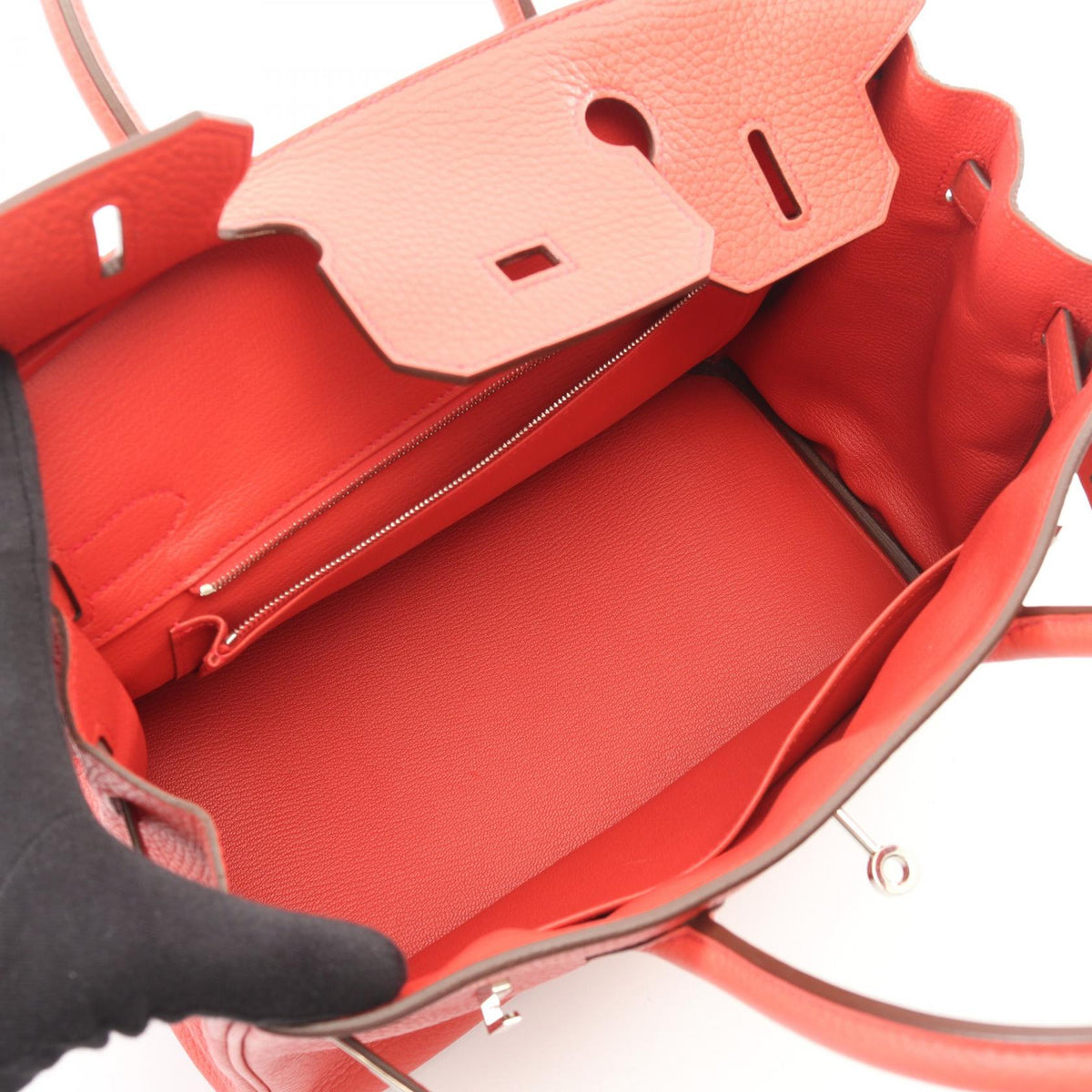 HERMES Birkin 30 Bougainvillier Handbag Pink Taurillon Clemence Other Taurillon Clemence 2101220016210