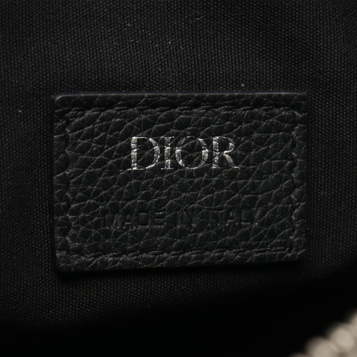 Dior SADDLE saddle Waist bag Body bag Black leather 2101220017668