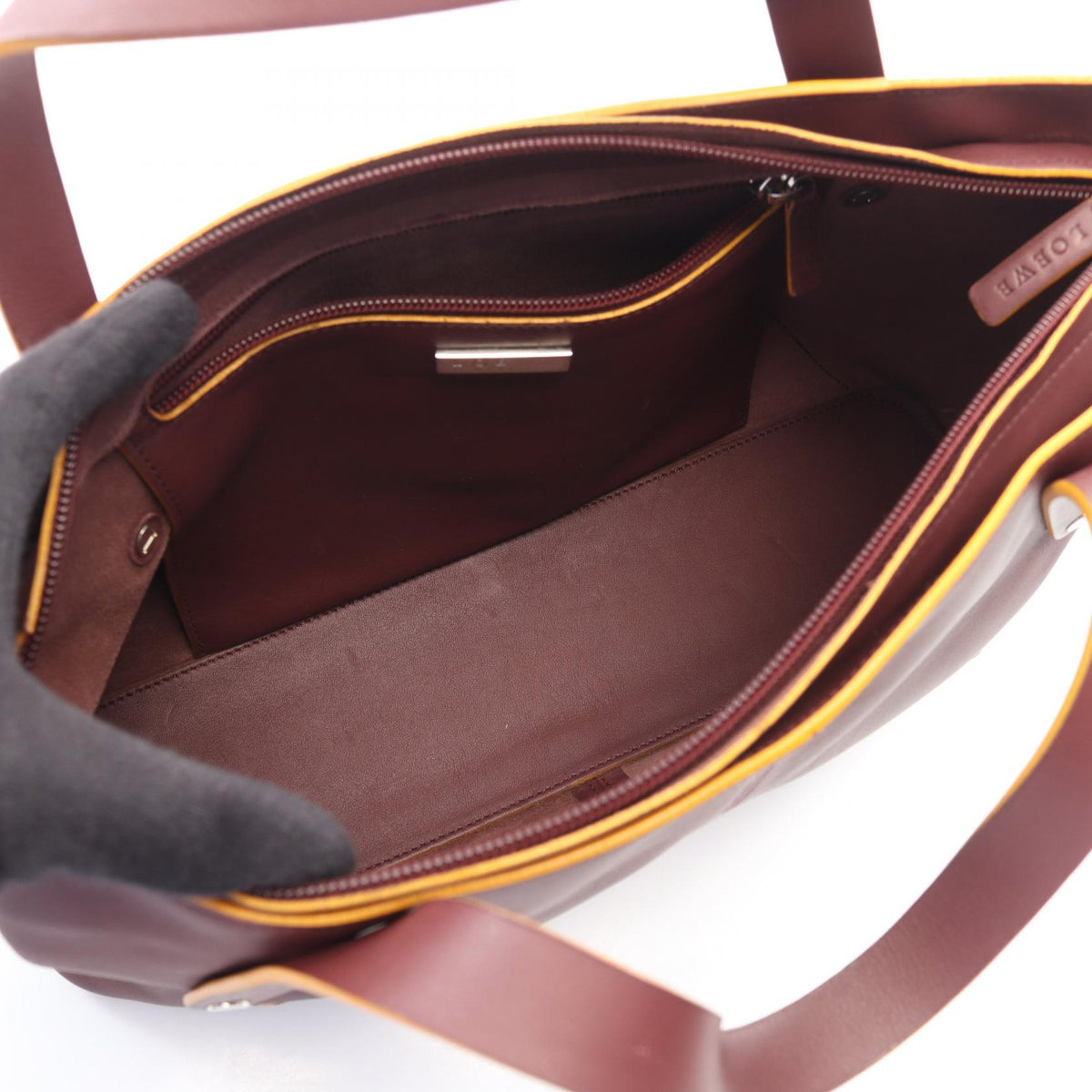 LOEWE Handbag Bordeaux leather 2101220017576