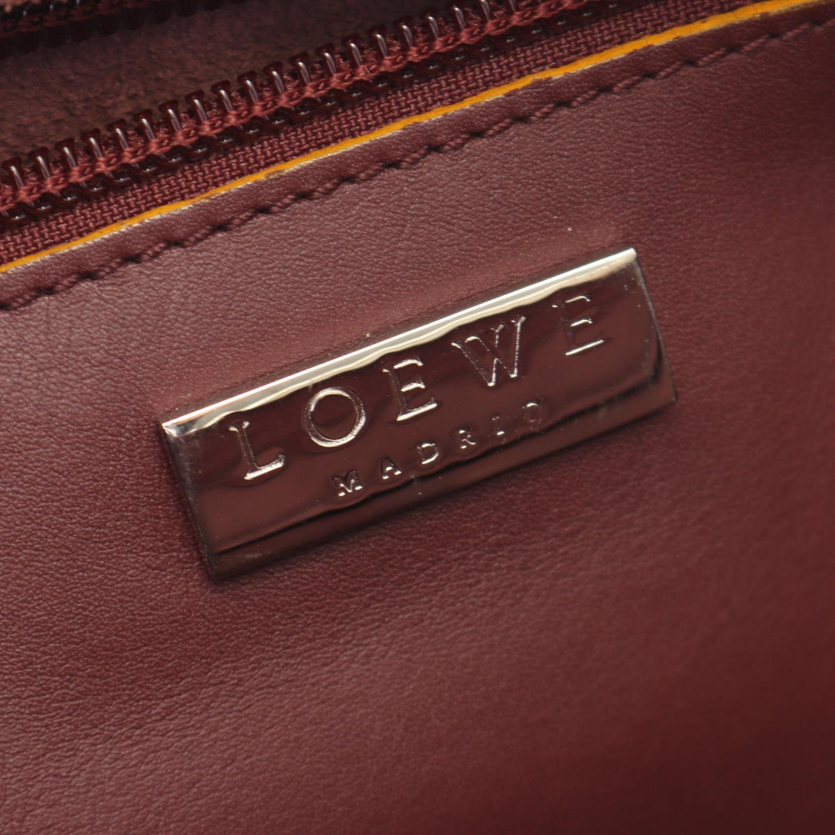 LOEWE Handbag Bordeaux leather 2101220017576