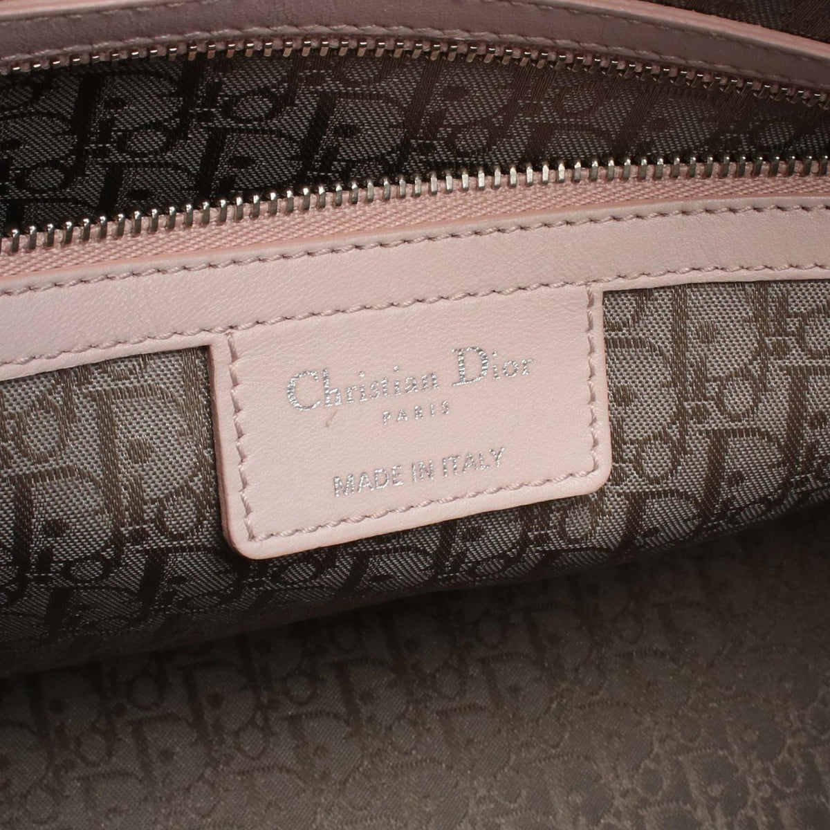 Dior Lady Christian Dior Large Cannage 2WAY Handbag Pink leather 2101220016883