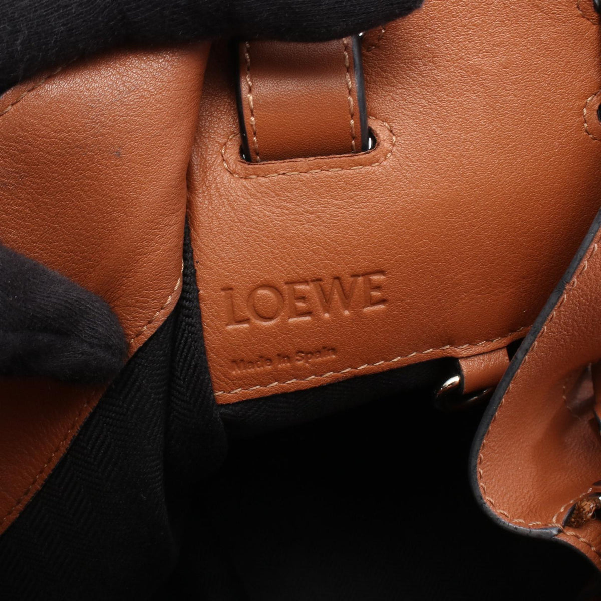 LOEWE HAMMOCK SMALL Handbag Brown leather 2100301252011
