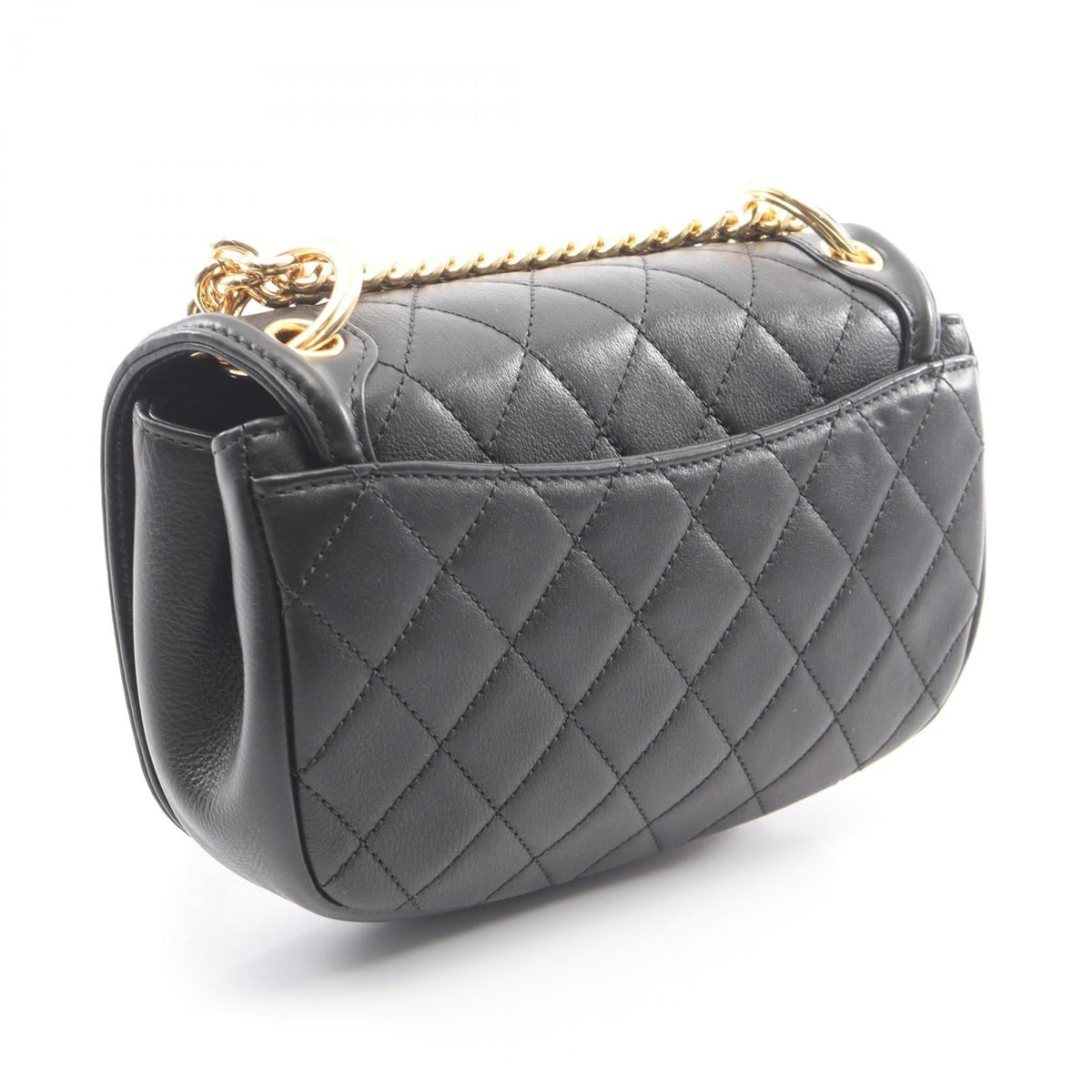 CHANEL Black Matelasse Lambskin (sheep leather) 2104102529518
