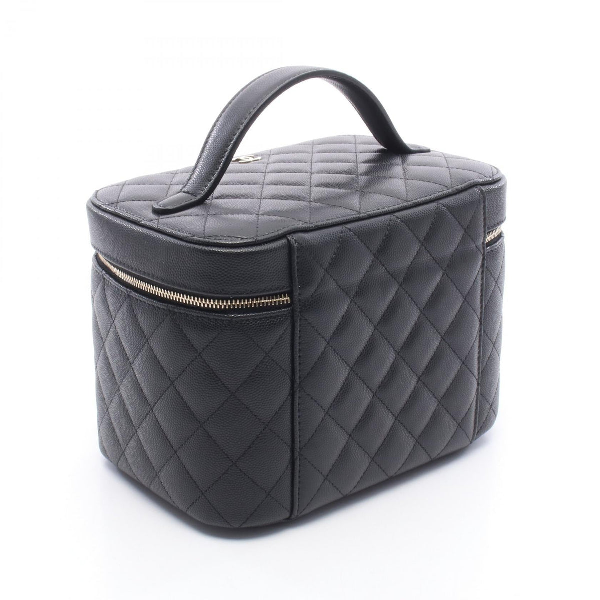 CHANEL Black Timeless Classic Matelasse Grained Calfskin leather AP2573 2104102530866
