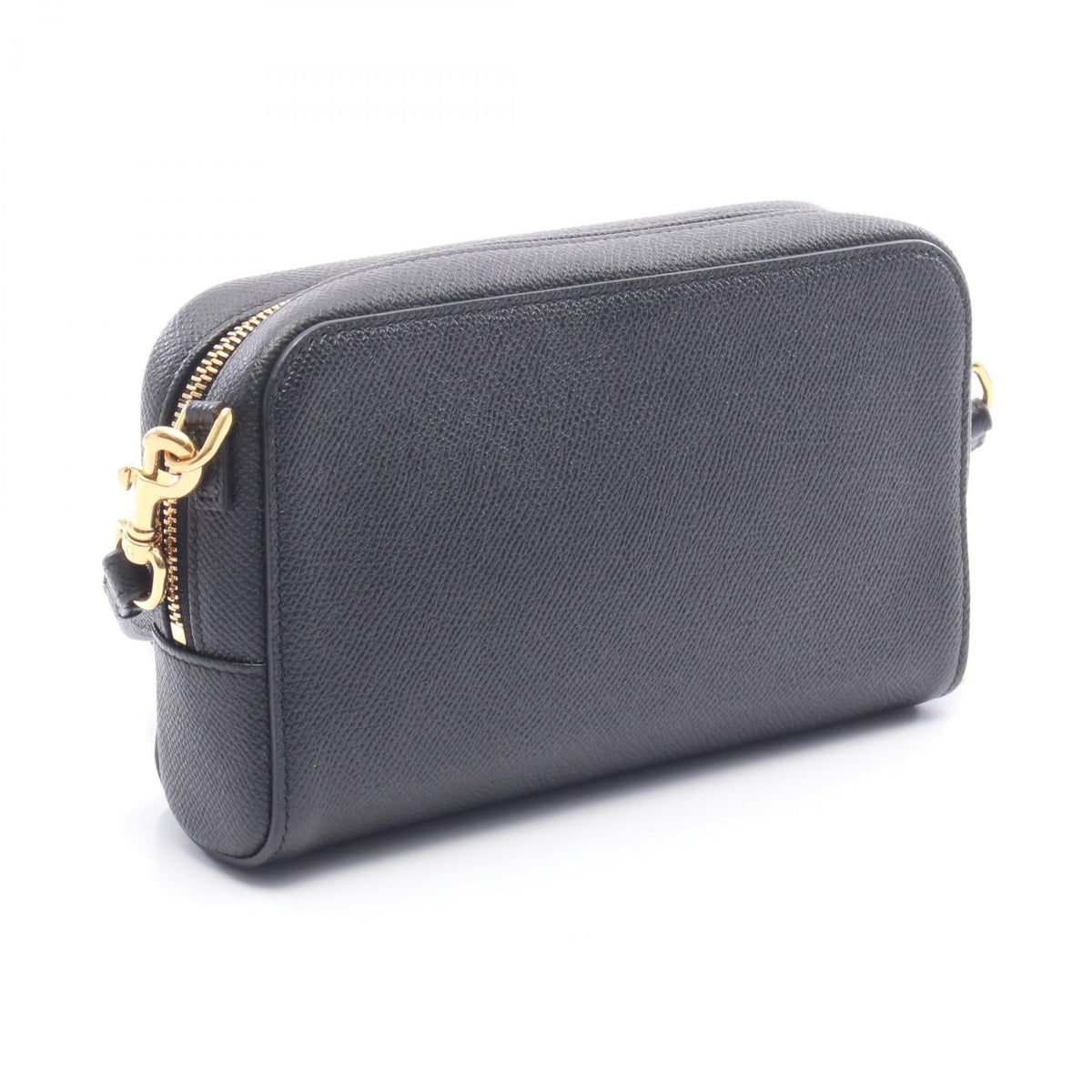 Dior Karo double pouch Shoulder Bag Black leather 2101220104801
