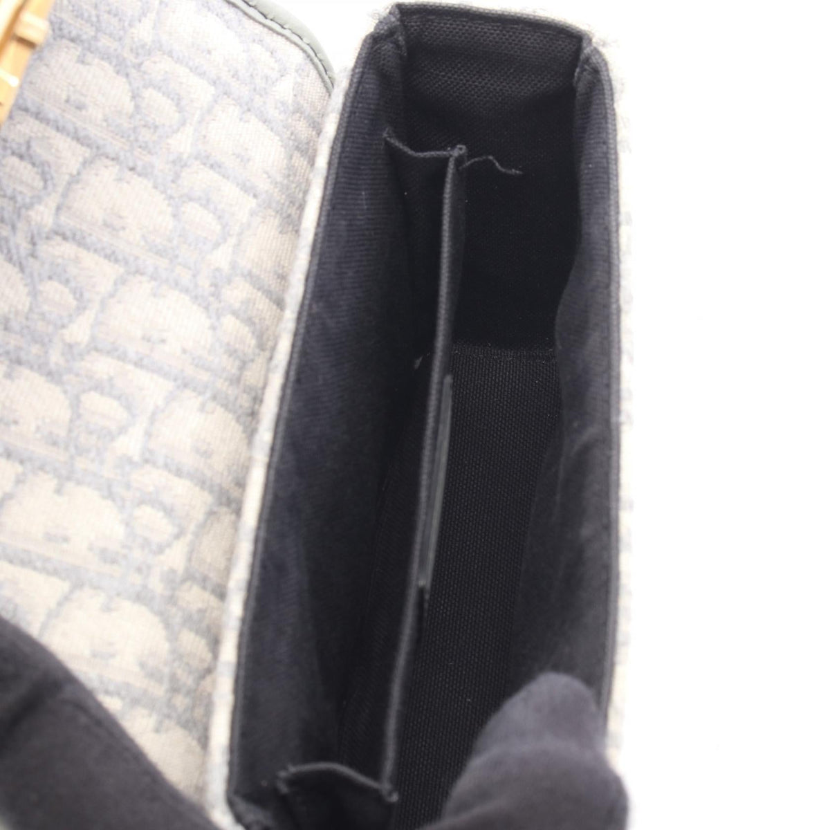 Dior 30 MONTAIGNE Box Bag in Oblique Jacquard Shoulder Bag Gray/Beige canvas leather 2101220103514