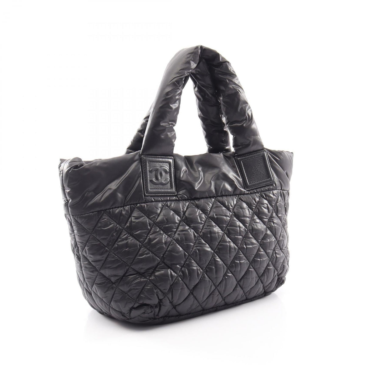 CHANEL Black Coco Cocoon Small Reversible Nylon�leather 2118700090509