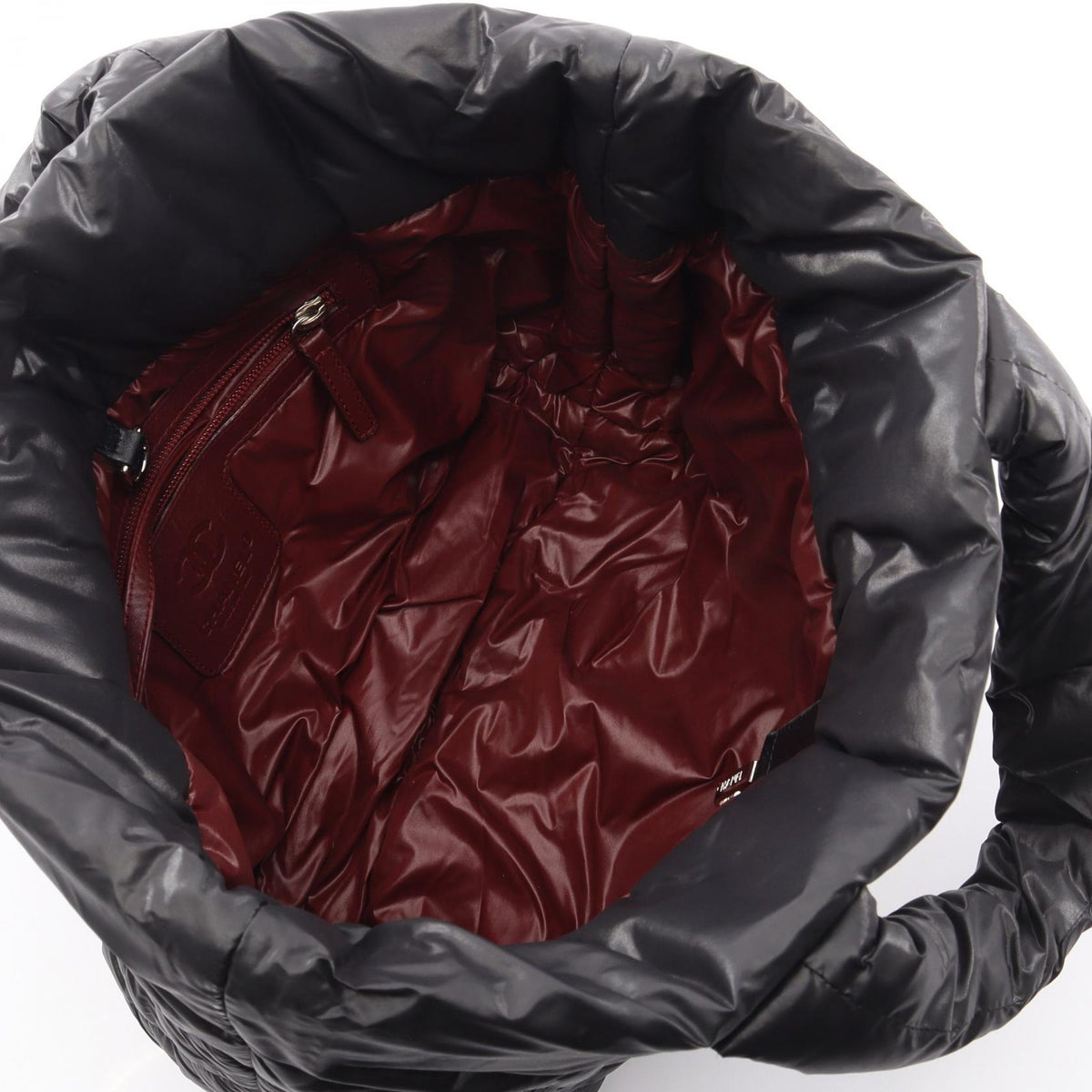 CHANEL Black Coco Cocoon Small Reversible Nylon�leather 2118700090509