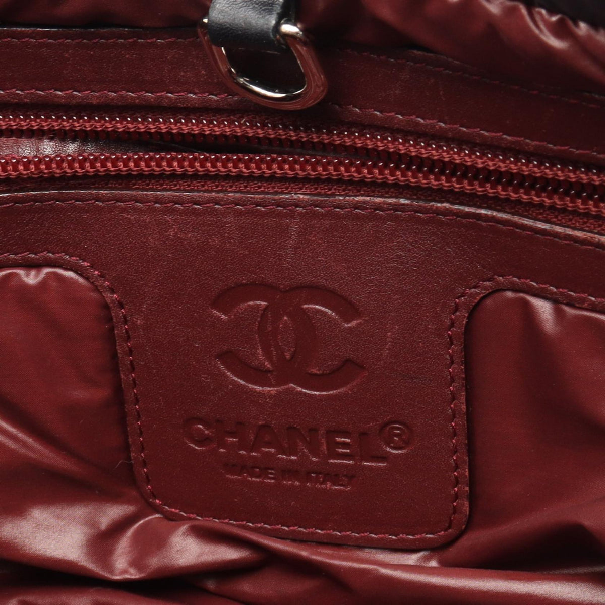 CHANEL Black Coco Cocoon Small Reversible Nylon�leather 2118700090509