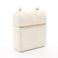 CHANEL White Matelasse Mini Lambskin (sheep leather) 2101220018320