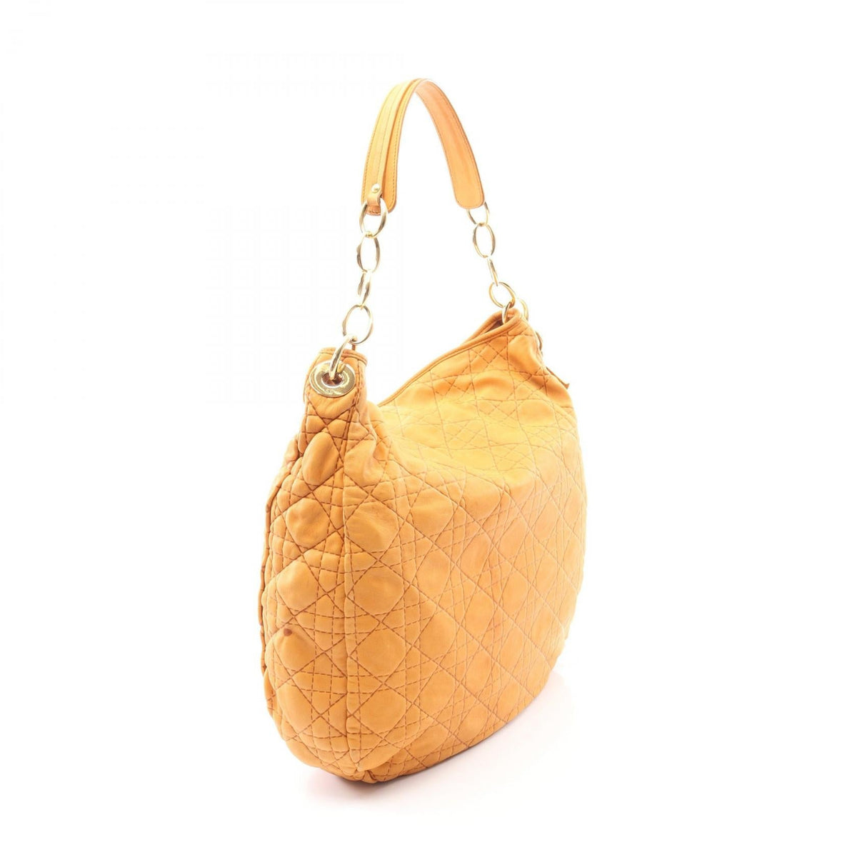Dior Canage Shoulder Bag Orange leather 2101219487960