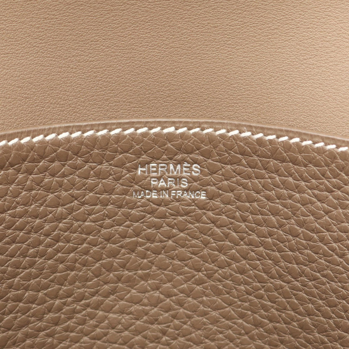 HERMES Halzan31 HandbagEtoupe Grey Etoupe Grey Gray Taurillon Clemence leather Taurillon Clemence 2101219478548