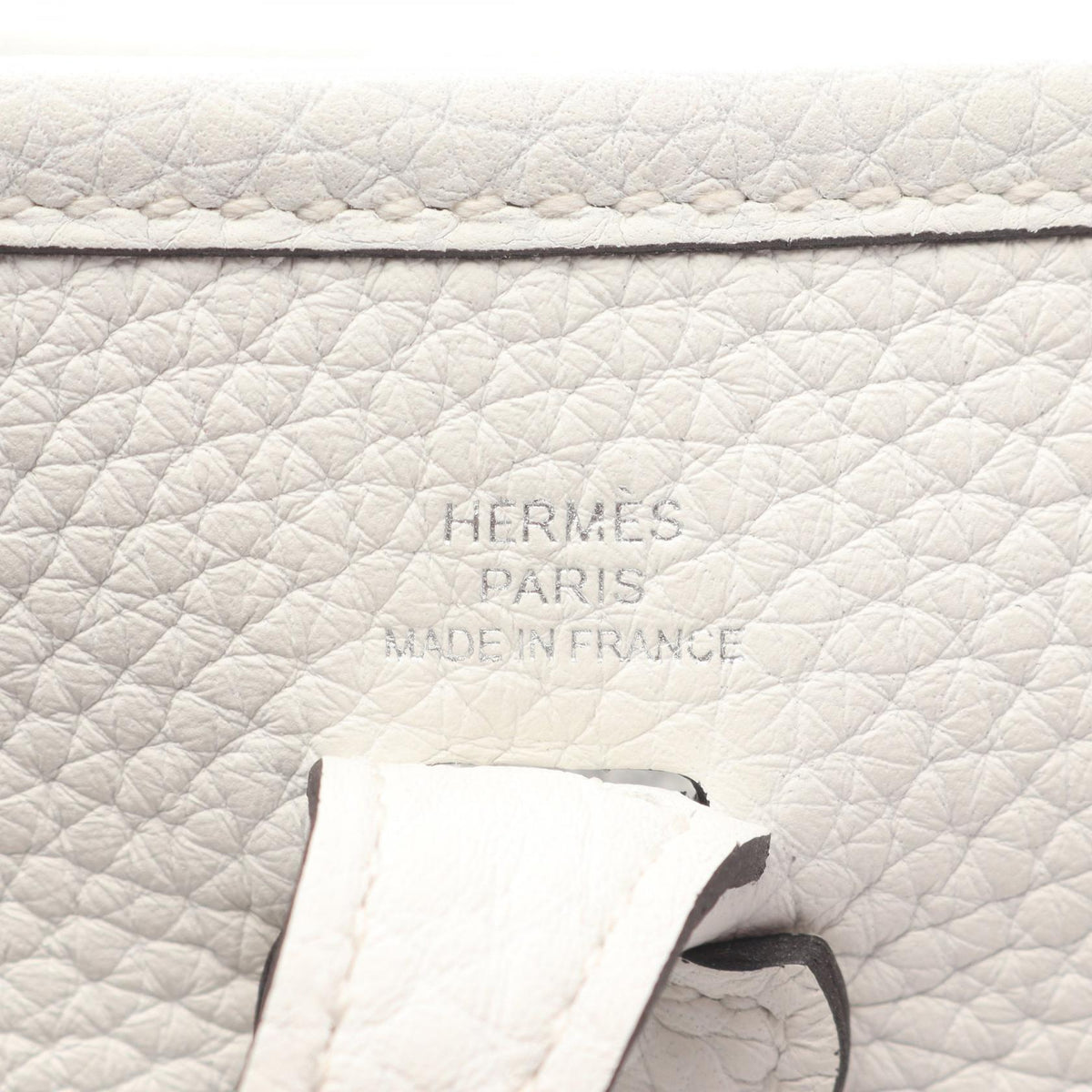 HERMES Evelyne Amazon TPM Shoulder BagNew White New White White Taurillon Clemence leather Taurillon Clemence 2107601125557