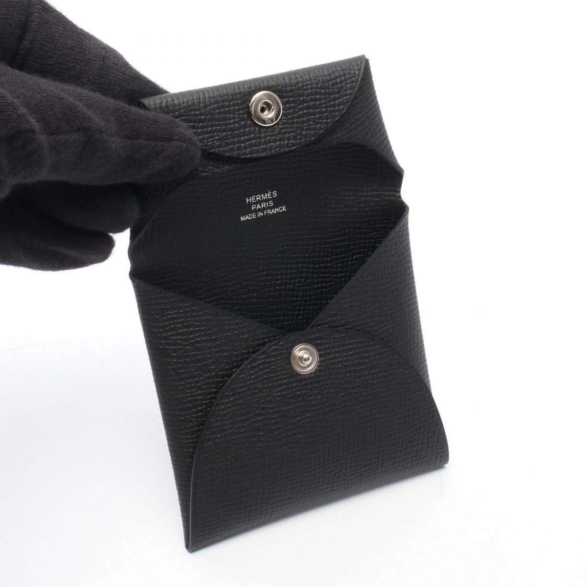 HERMES Bastia coin purse Black Epsom Other Epsom 2104102522076