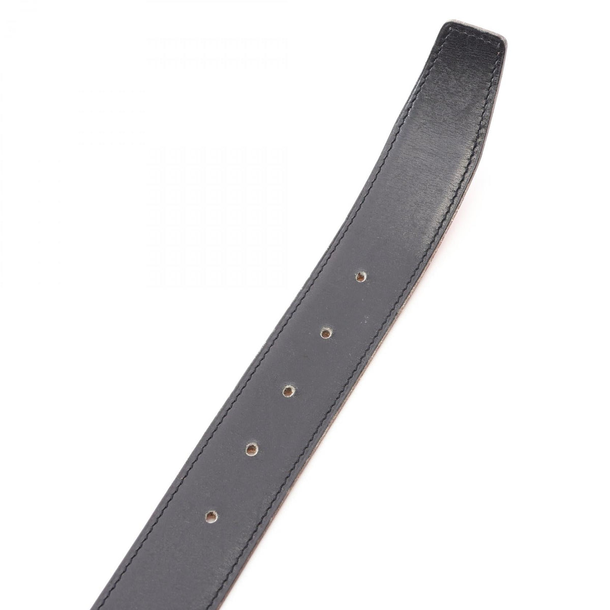 HERMES Constance H belt reversible belt Brown/Black Togo leather Calfskin (cowhide) Togo leather 2118400240228