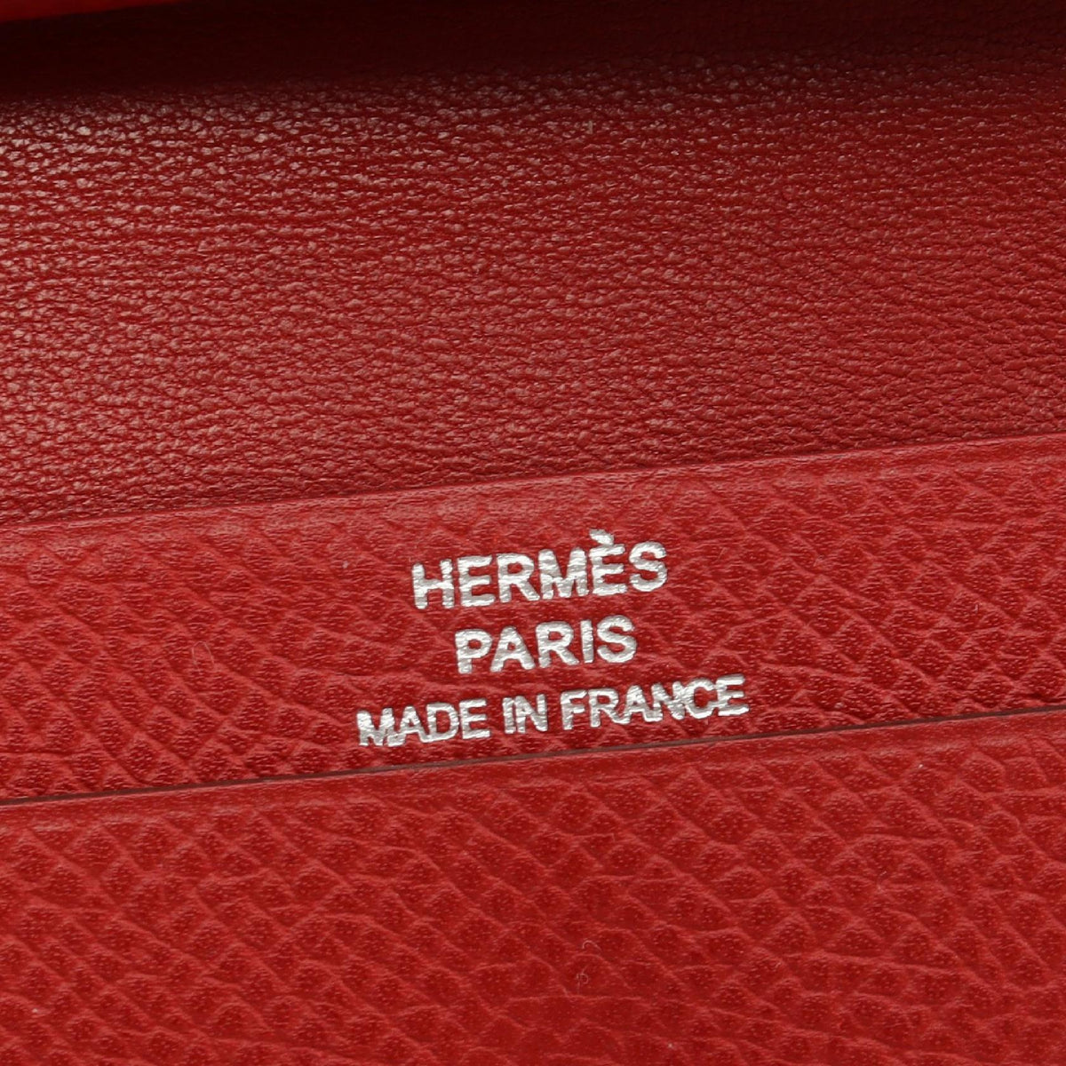 HERMES Bearn Mini Ebene Card CaseEbene Ebene Brown/Red Epsom leather 2101219996486
