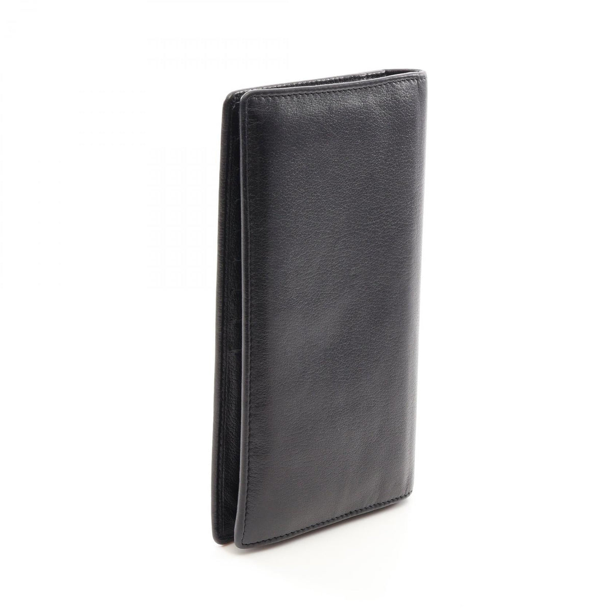 CHANEL Black Butterfly Camellia Zip Long Wallet leather 2101219996097