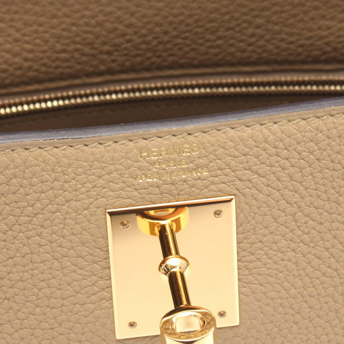 HERMES Kelly 28 HandbagTrench Trench Beige Togo leather leather Togo leather 2106800617146
