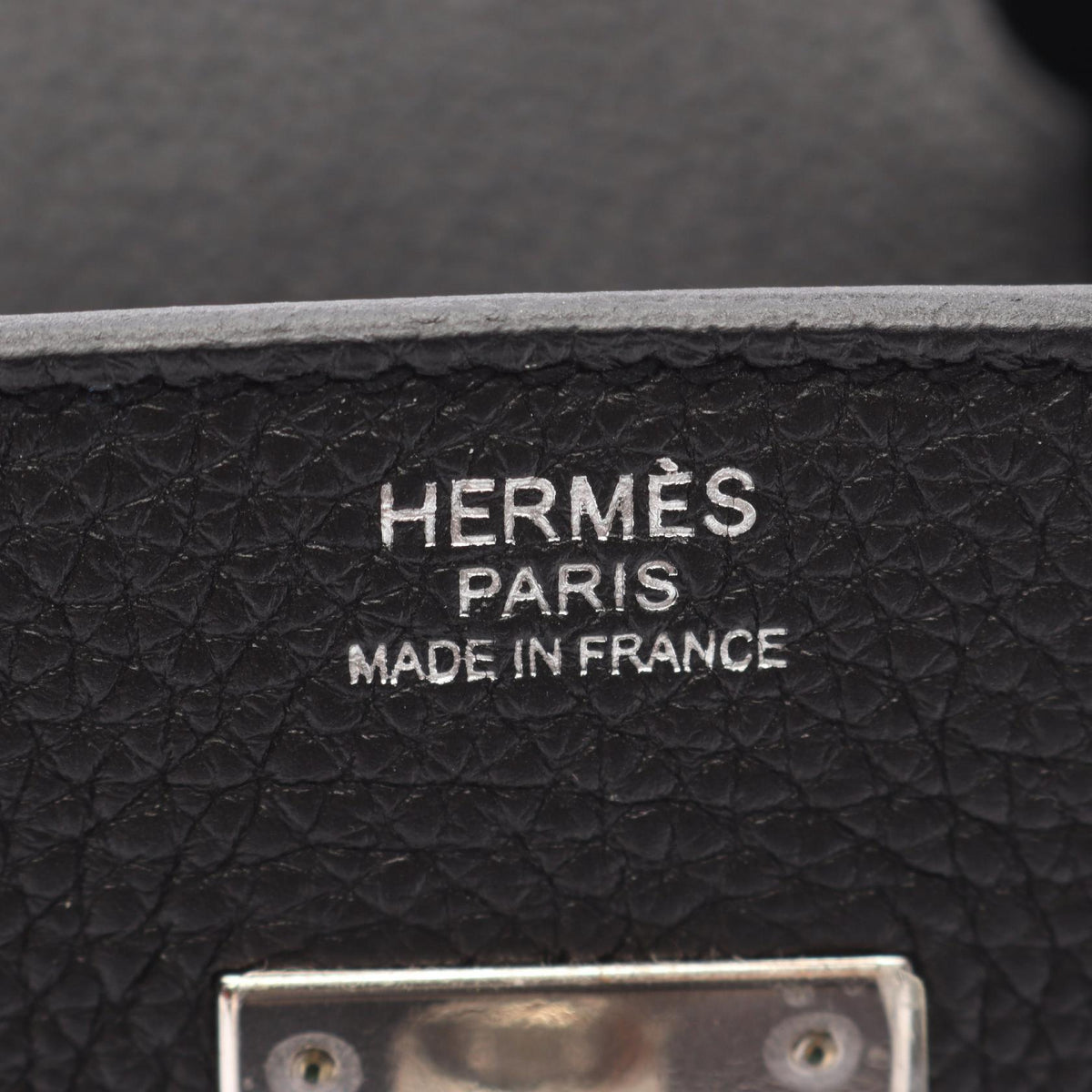 HERMES Birkin 30 Handbag Black Togo leather leather 2101219520063