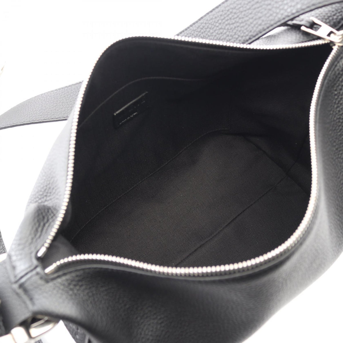 LOEWE loop hobo Shoulder Bag Black leather BB22CMDX011100 2101219498492