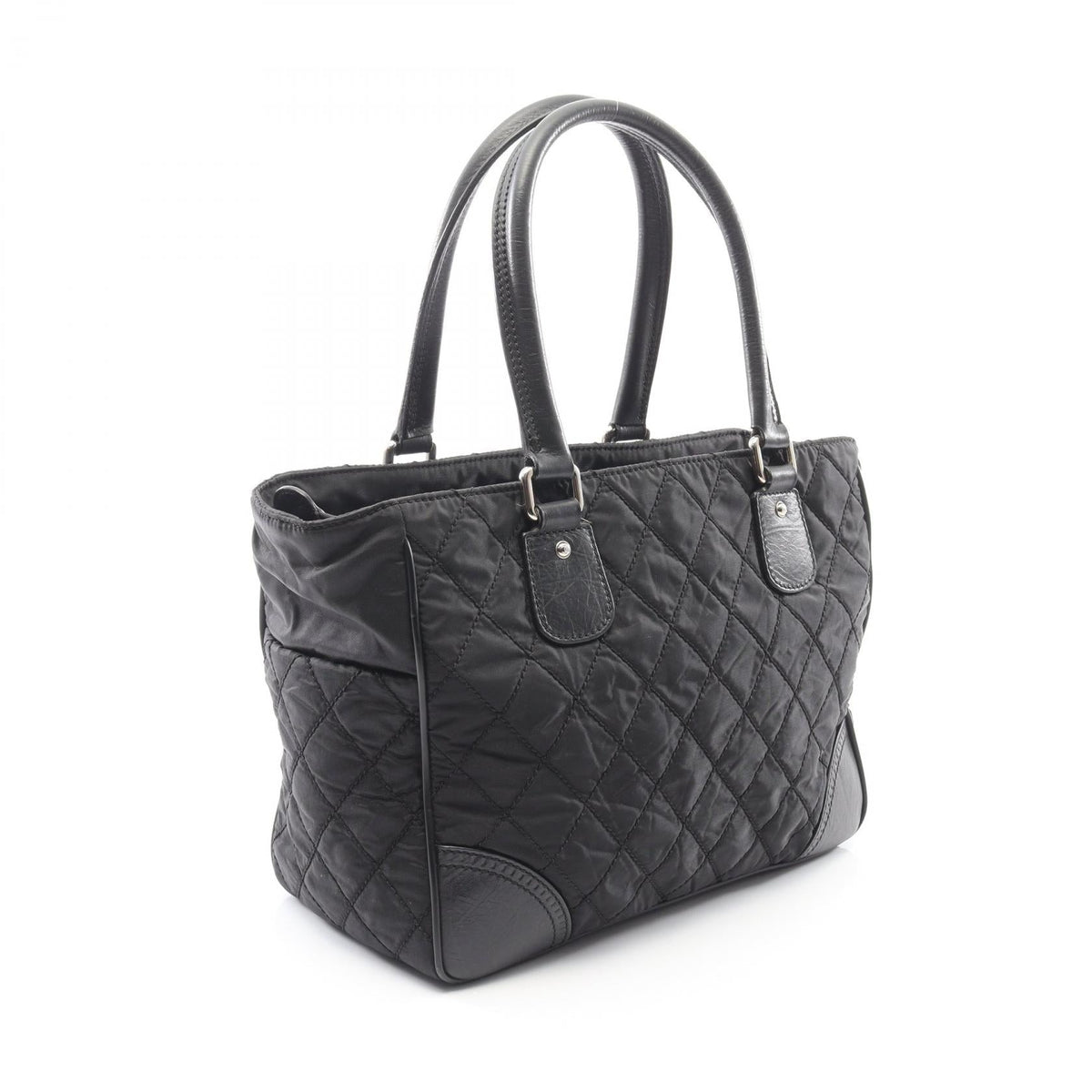 CHANEL Black Paris New York Line Nylon�leather 2101219590714