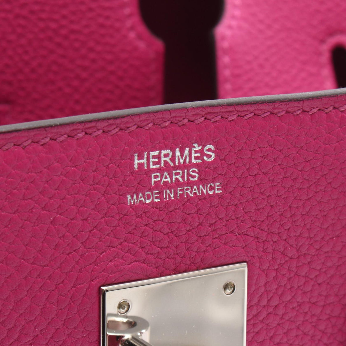 HERMES Birkin 30 HandbagRose purple Rose purple Pink Togo leather leather Togo leather 2101219580210