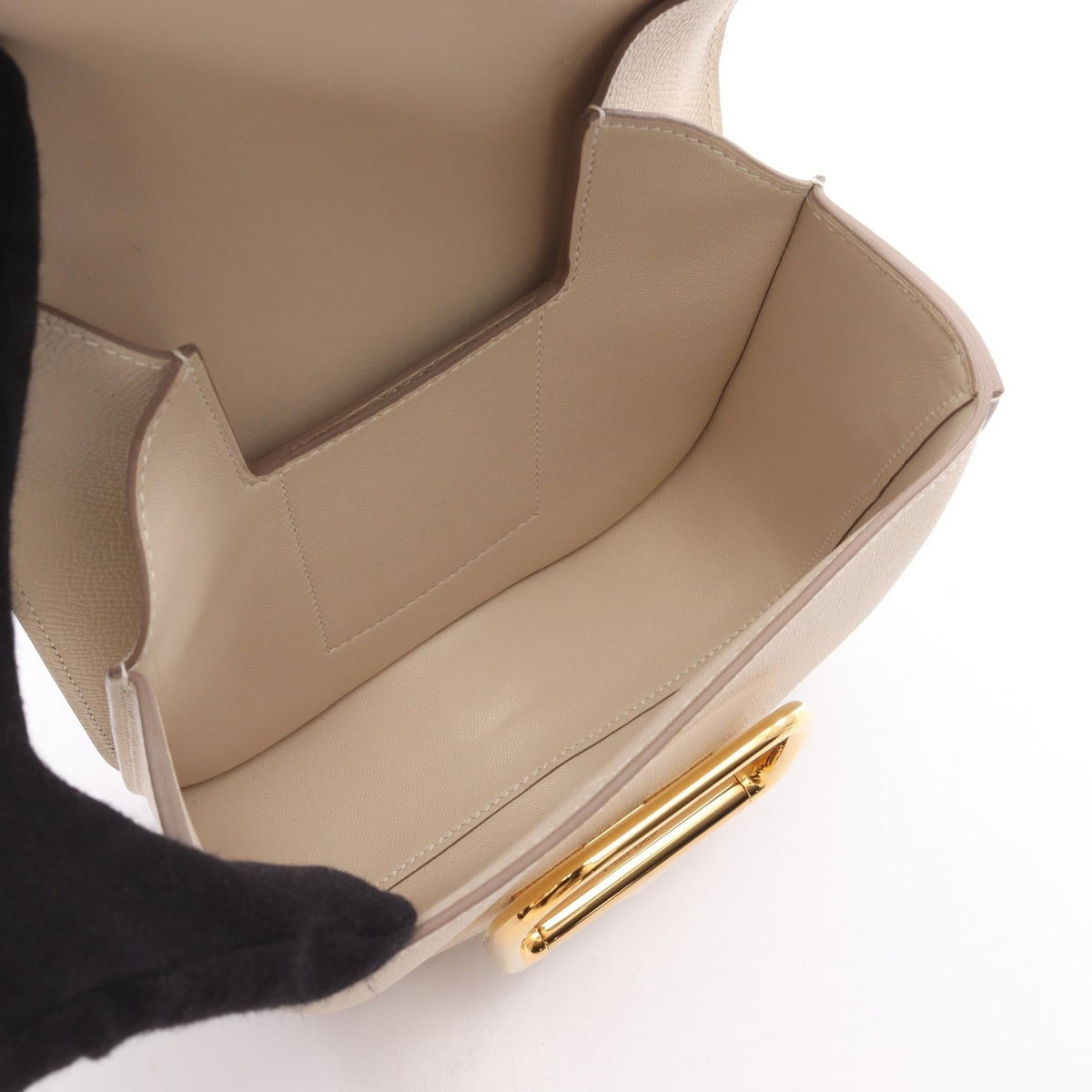 HERMES della cavalleria mini Shoulder BagCle Cle Beige Epsom leather Epsom 2101219579856