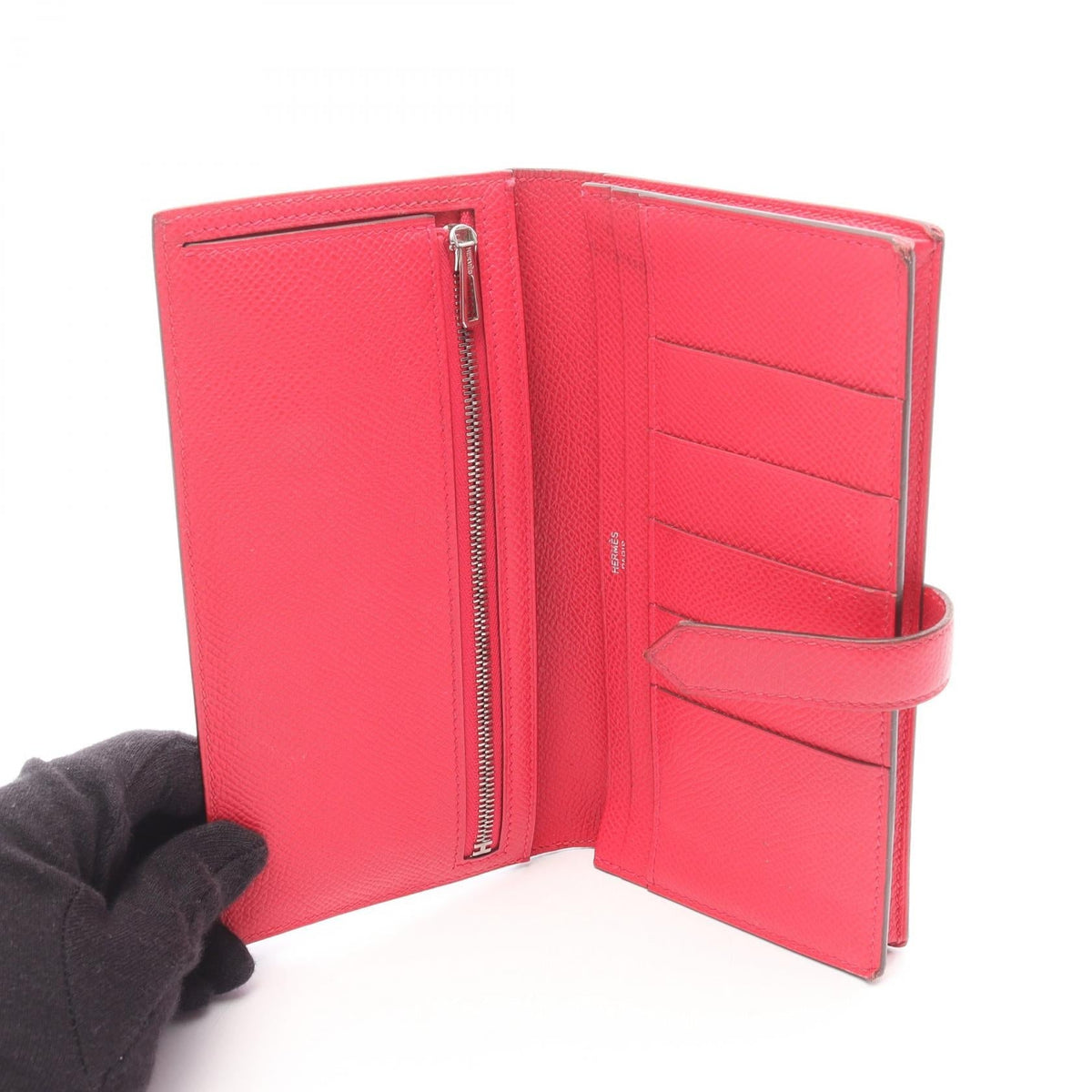 HERMES Bearn Soufflet BifoldpurseRose extreme Rose extreme Pink Epsom leather Epsom 2101219567419