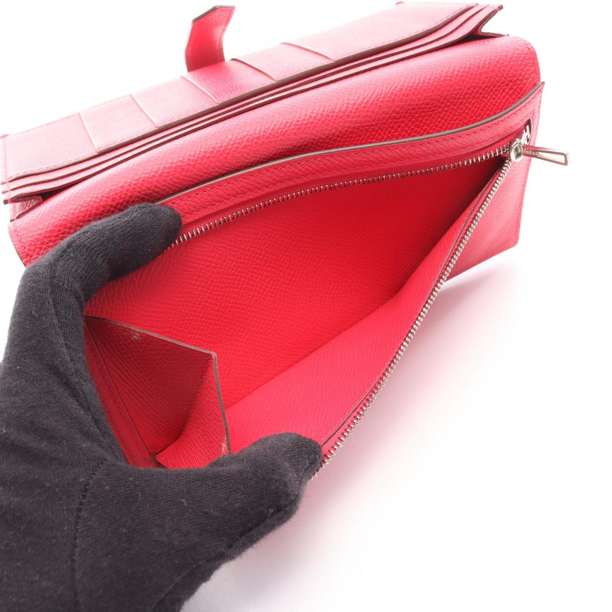 HERMES Bearn Soufflet BifoldpurseRose extreme Rose extreme Pink Epsom leather Epsom 2101219567419