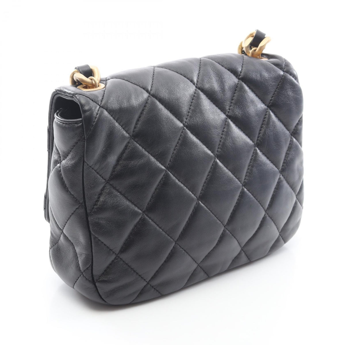 CHANEL Black Matelasse Lambskin (sheep leather) AS3206 2107601132470