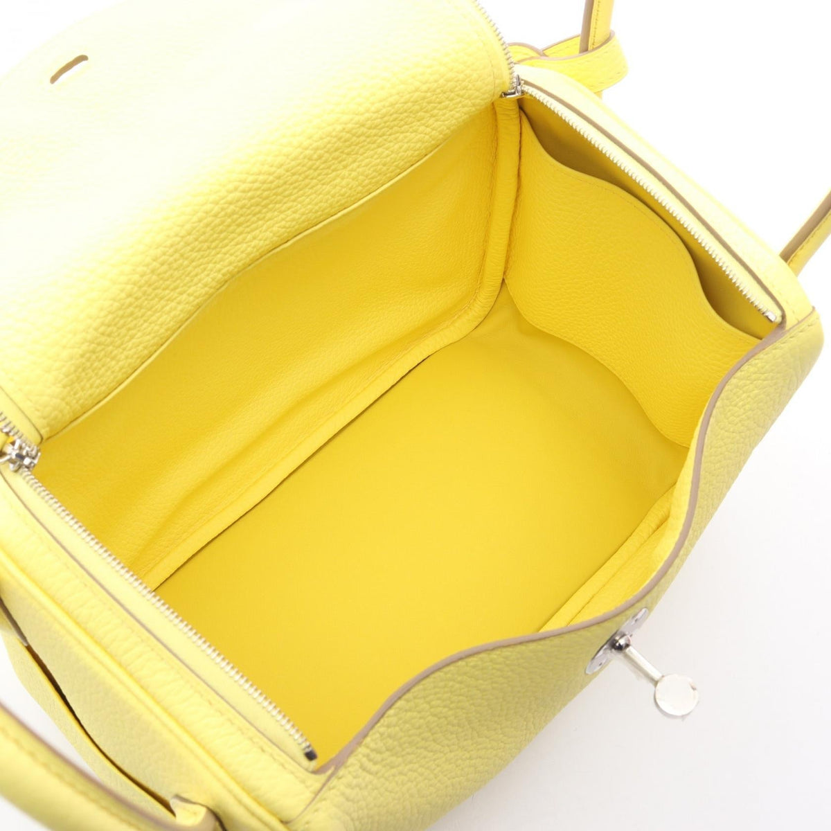 HERMES Lindy 26 Shoulder BagLimoncello Limoncello Yellow Taurillon Clemence leather Taurillon Clemence 2101219551852