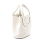 HERMES in the loop 18 HandbagGris pale Gris pale White Taurillon Clemence leather Taurillon Clemence / Veau Swift leather 2101219534268