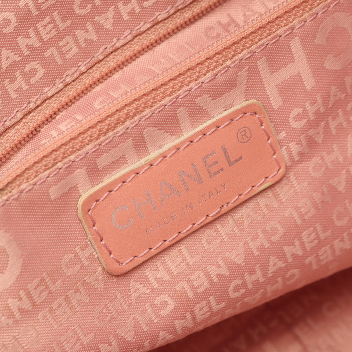 CHANEL Pink Chocolate bar Grained Calfskin leather 2101219829210