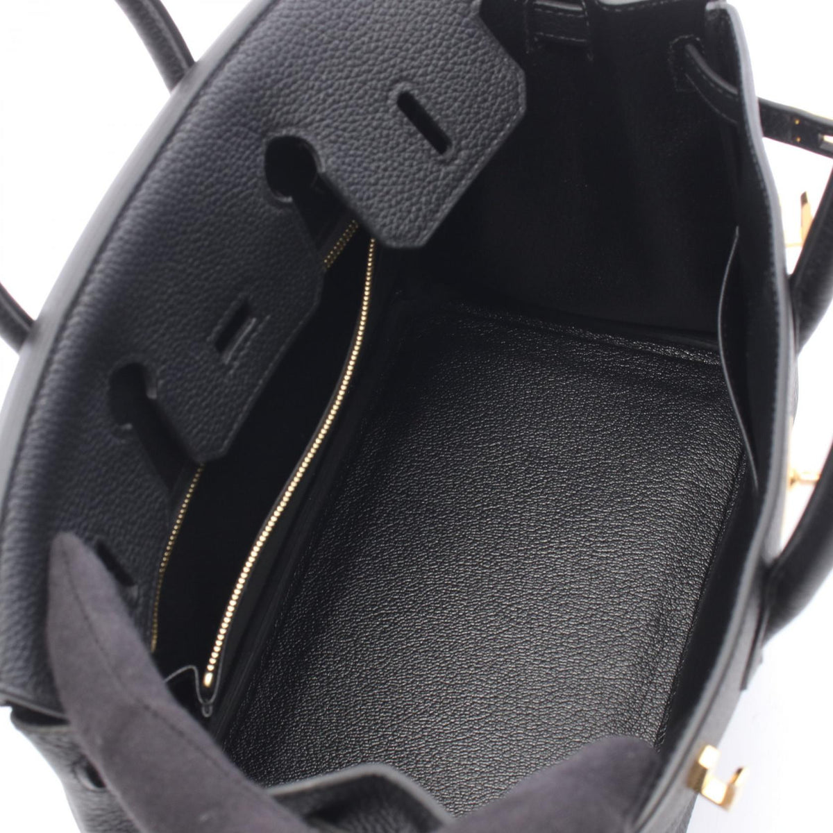 HERMES Birkin 25 Handbag Black Togo leather Other Togo leather 2120300045049