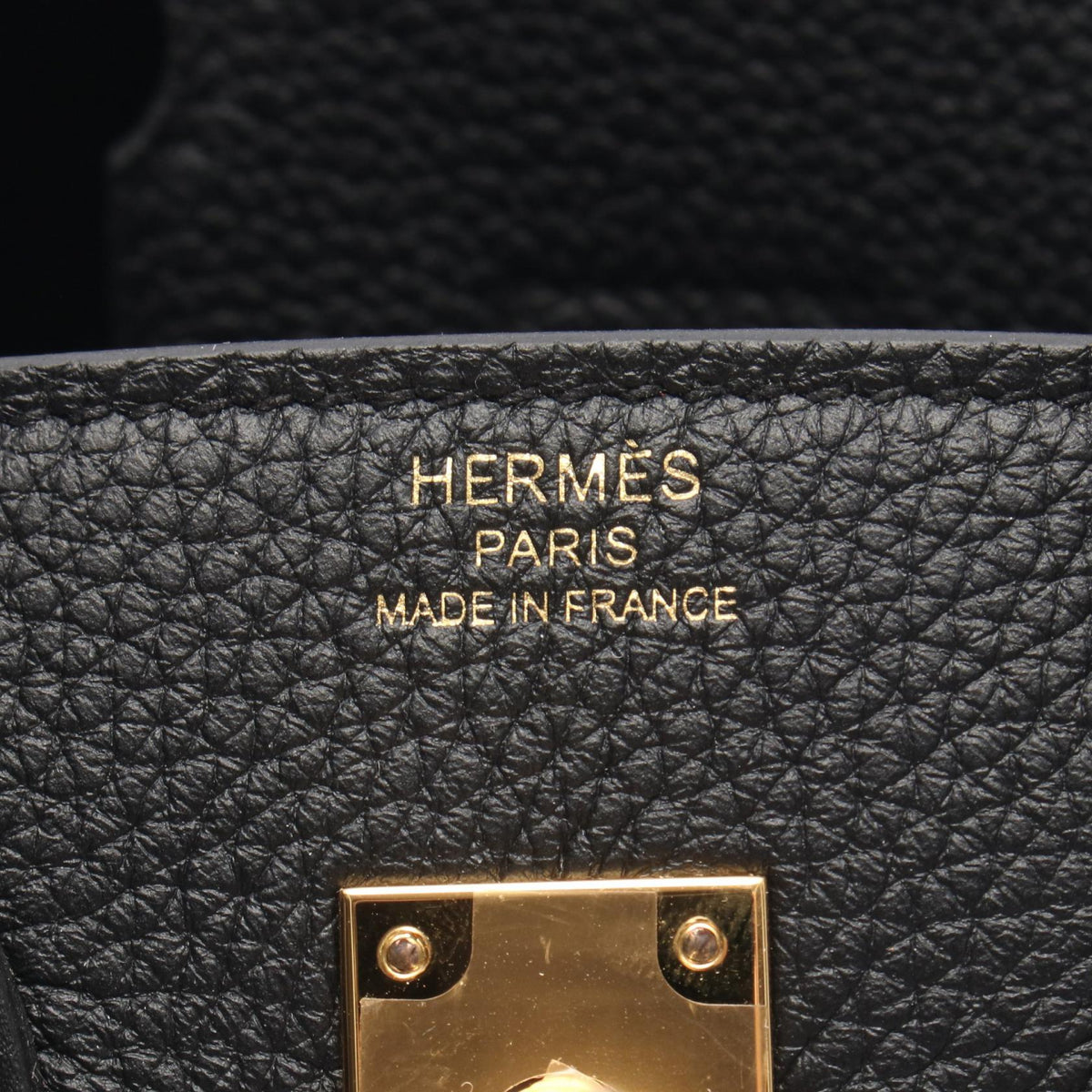 HERMES Birkin 25 Handbag Black Togo leather Other Togo leather 2120300045049