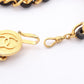 CHANEL Black/Gold COCO Mark Chain leather�Gold Plated 2101220023997