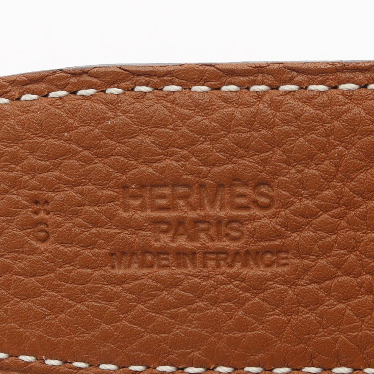 HERMES Constance H belt reversible belt Black/Brown Togo leather Calfskin (cowhide) 2101220021863