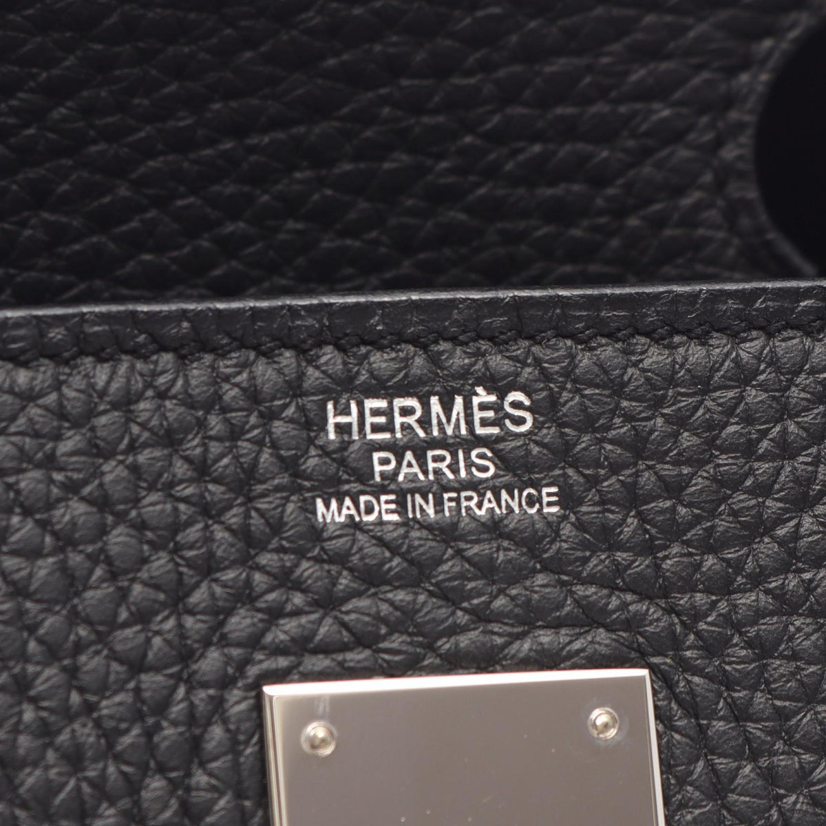 HERMES Birkin 30 Handbag Black Togo leather leather Togo leather 2104102520713