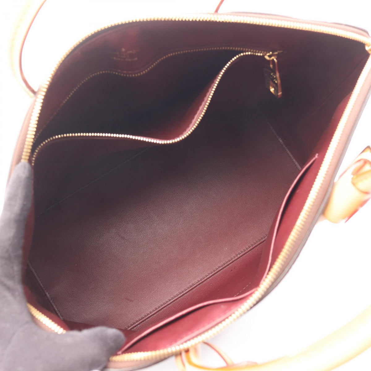 LOUIS VUITTON LockitMM Brown Handbag M40606 2101219401324