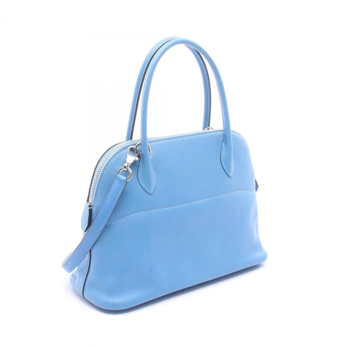 HERMES Bolide27 Blue paradise 2WAY Handbag Blue Vaux Swift leather Other Vaux Swift leather 2120100035394