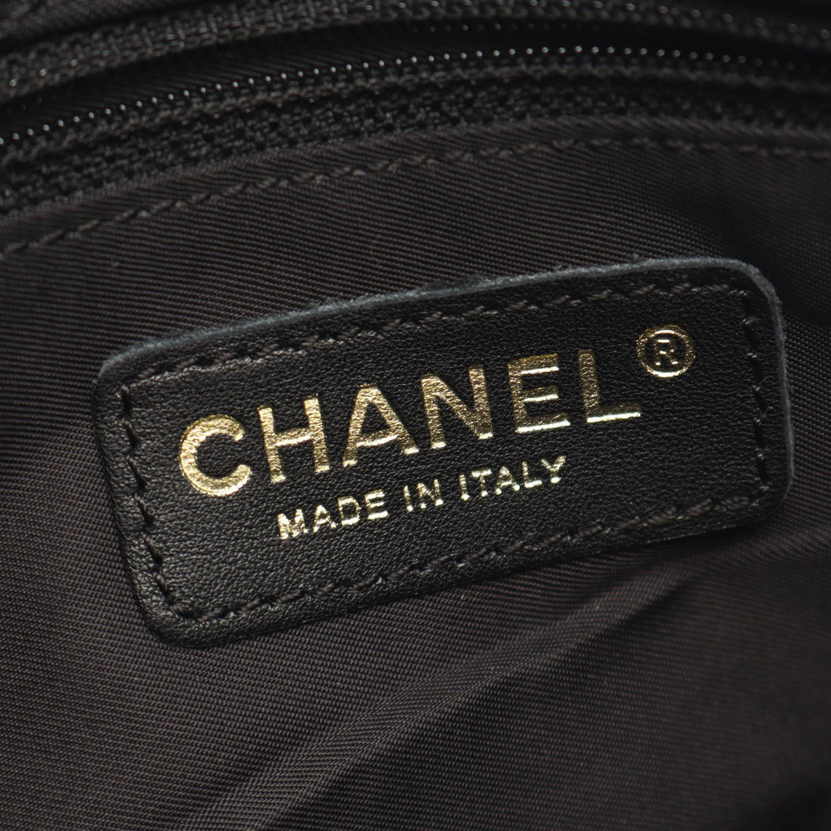 CHANEL Black New travel line leather Nylon canvas 2101220098858
