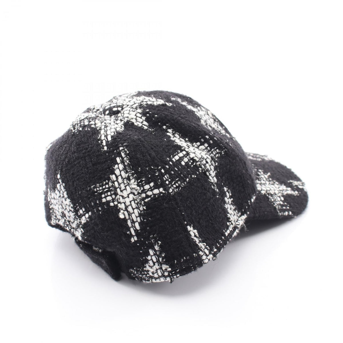 CHANEL Black COCO Mark wool�leather�cotton 2104102521338