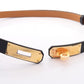 HERMES Kelly Pocket 18 belt Black Epsom leather Epsom 2107601172933