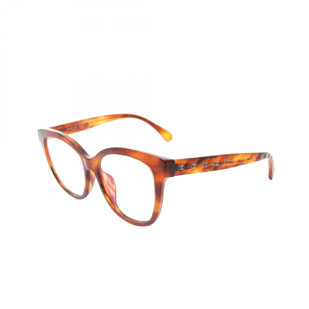 CHANEL Brown COCO Mark Wellington Other�Plastic 3442-S-A 2101220076825
